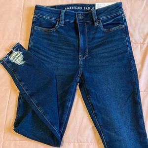 American Eagle High Waist Blue Jeans